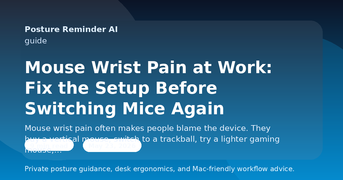 Mouse Wrist Pain At Work Fix The Setup Before Switching Mice Again mouse-wrist-pain-at-work-fix-the-setup-before-switching-mice-again