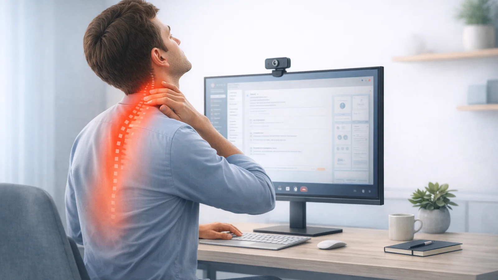 Trap Tox for Desk Neck Pain: What It Can and Cannot Fix | Posture Reminder AI